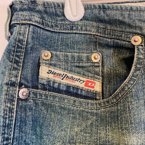 Diesel Medium Wash Boot Cut Jeans - Picture 7 of 12